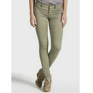 Olive green ankle pants